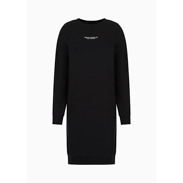 Armani Exchange 8nya88_yje5z Kjole Med Lange ærmer Sort XL Kvinde