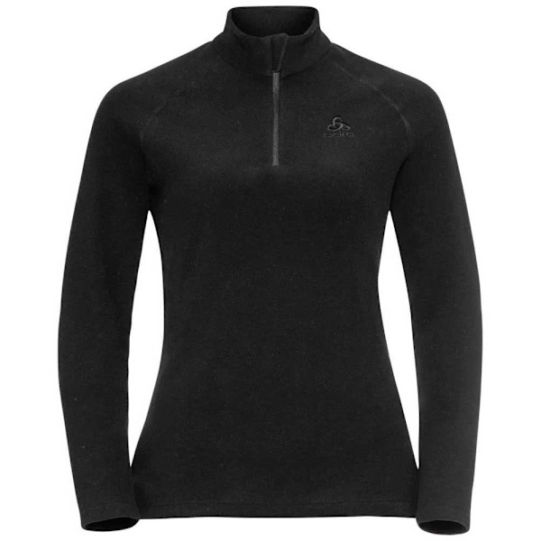 Odlo Rigi Fleecejakke Med Halv Lynlås Sort 2XL Kvinde