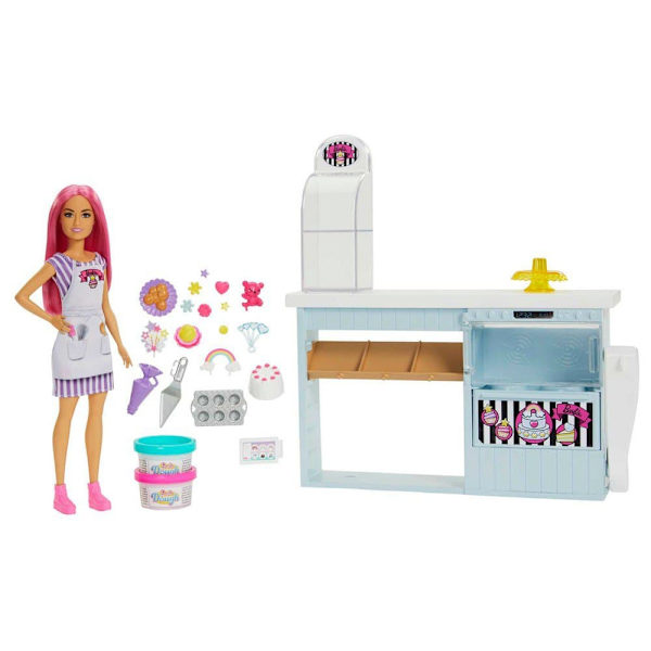 Barbie Bageri Lekset Med Och Tillbehör Docka Flerfärgad 4 Years