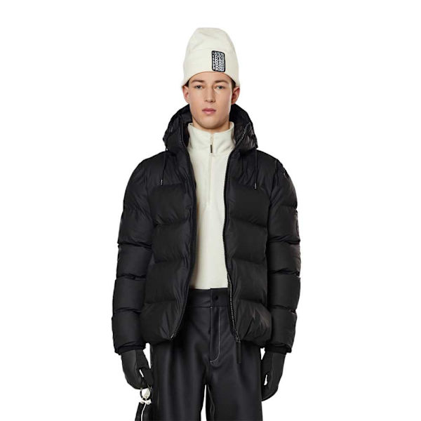 Rains Puffer Jakke Sort XL Mand
