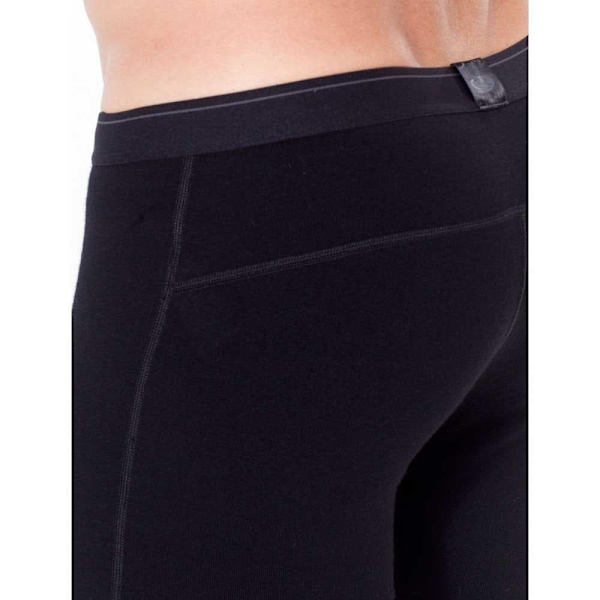 Icebreaker Leggings 260 Tech Merino Sort S Mand