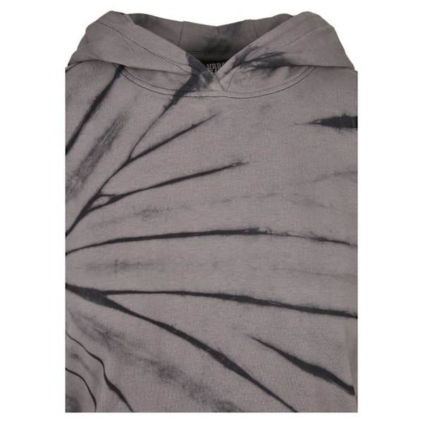 Urban Classics Oversized Hættekjole Tie-dye Sort S Kvinde