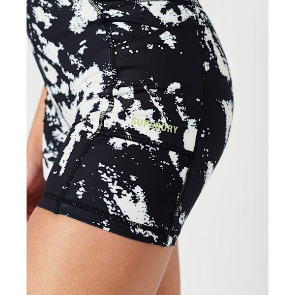 Superdry Shortsit Run Tight Musta XL Nainen