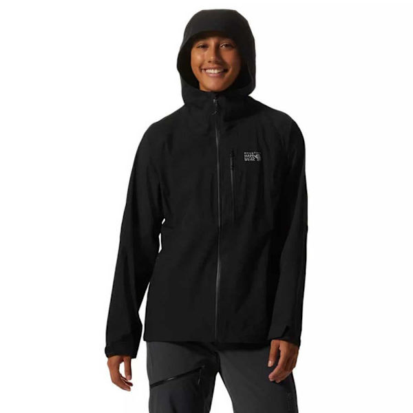 Mountain Hardwear Jakke New Stretch Ozonic Sort L Kvinde