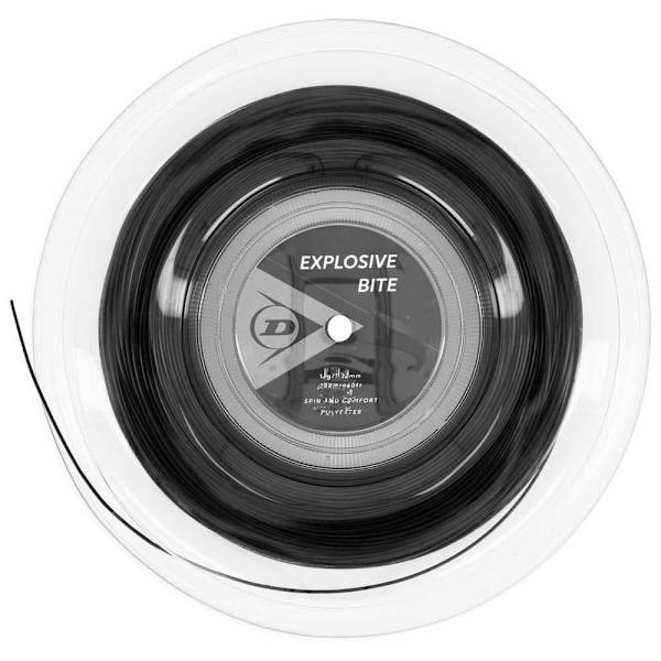 Dunlop Tennis Hjulsnor Explosive Bite Polyester 200 M Sort 1.27 mm