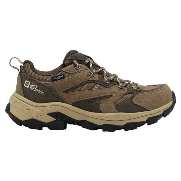 Jack Wolfskin Vojo Tour Texapore Low Vandringsskor Brun EU 35 1/2 Kvinna