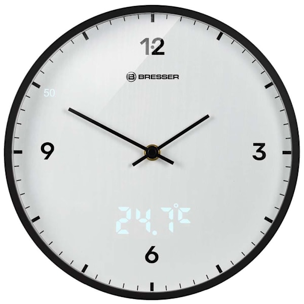 Bresser Vægur Mytime Ledsec Hvid