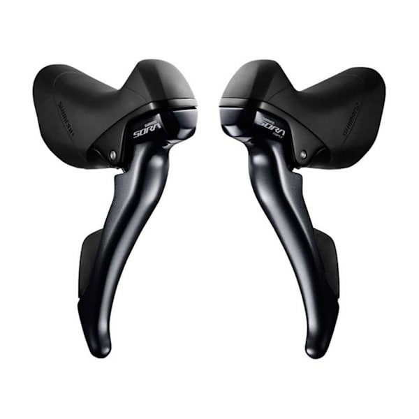 Shimano Jarrukahva Kanssa Vaihdevipu Dual Control Lever (3x9-speed) Sora Eu Hopeinen 3 x 9s