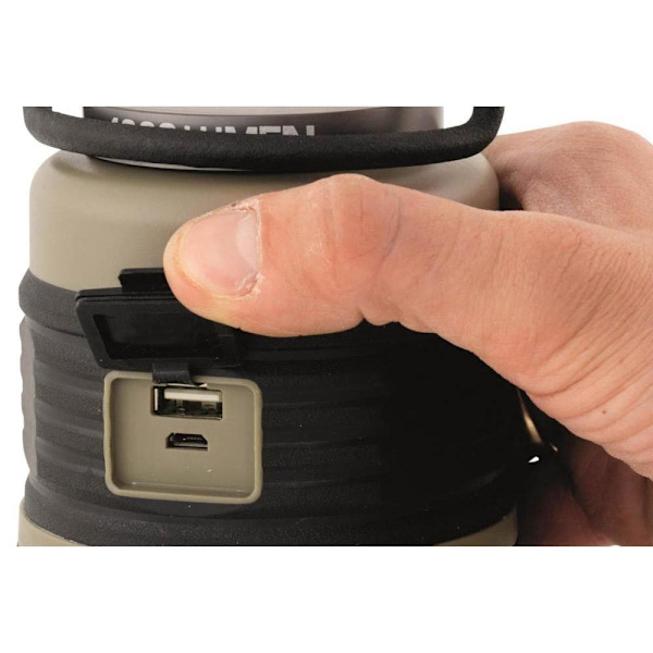 Robens Ladattava Lighthouse Musta 1000 Lumens