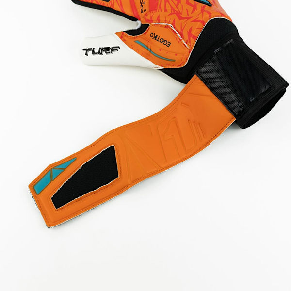 Rinat Egotiko Vengador Turf Basic Junior Målmandshandsker Orange 4