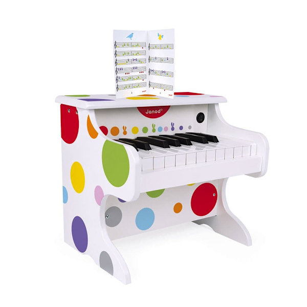 Janod Confetti My First Electronic Piano Flerfärgad 3-8 Years