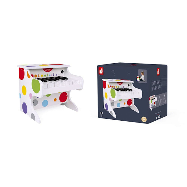 Janod Confetti My First Electronic Piano Flerfärgad 3-8 Years