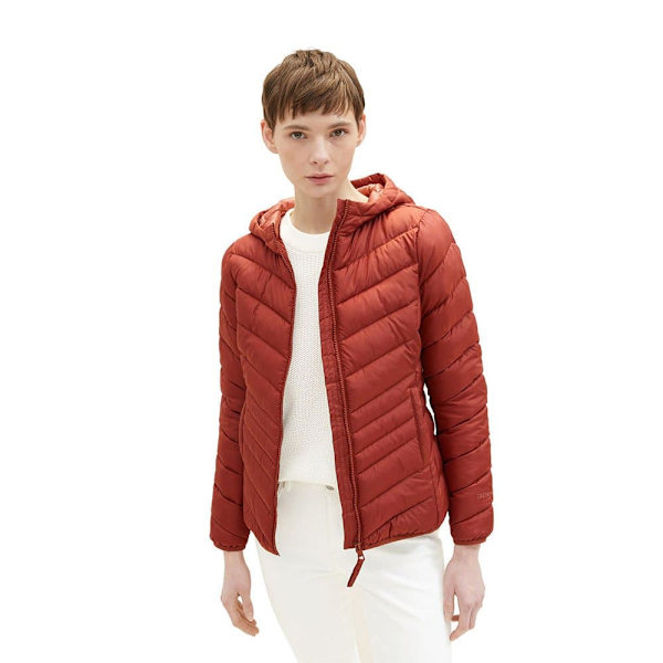 Tom Tailor Jacka Light Weight Puffer 1035807 Brun L Kvinna