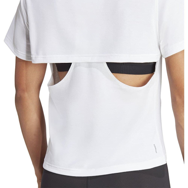 Adidas Kortärmad T-shirt Power Bl Vit XL Kvinna