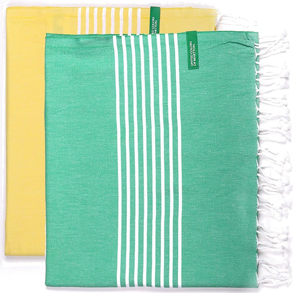 Benetton Håndklæde Pk3253 Hamman 80x165 Cm 2 Enheder Grøn