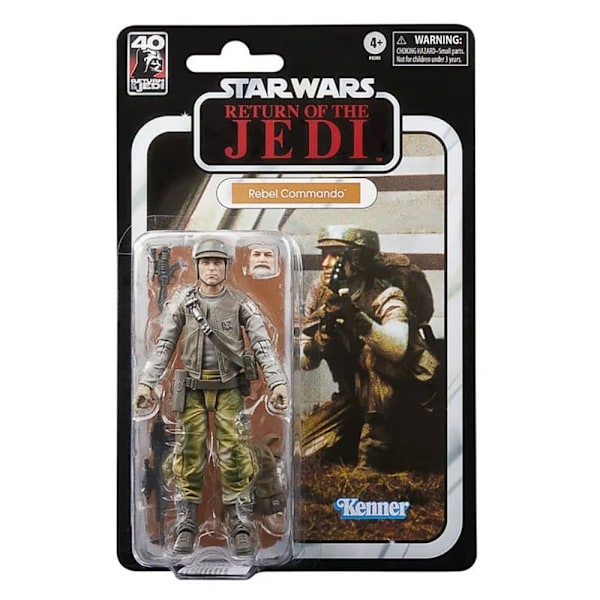Hasbro Hahmo Rebel Commando 40th Anniversary Return Of The Jedi Star Wars 15 Cm Kirkas