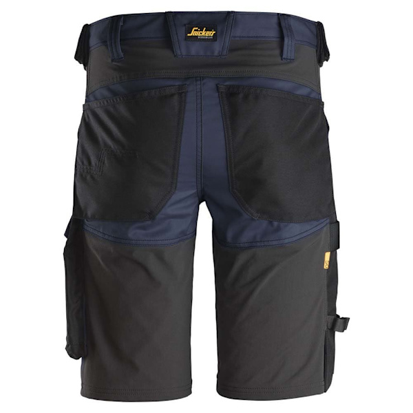 Snickers Workwear Lyhyet Joustavat Housut Allroundwork Musta 46
