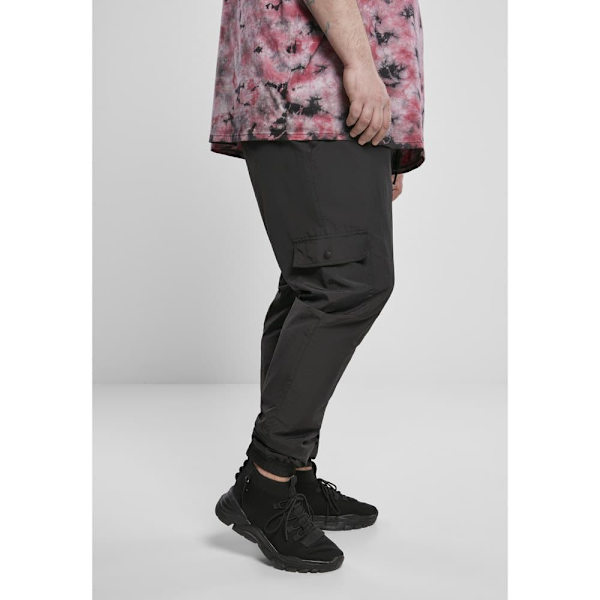 Urban Classics Nylon Track Big Cargobukser Sort 3XL Mand
