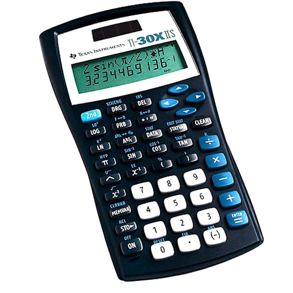 Texas Instruments Lommeregner Ti 30x Ii Solar Blå