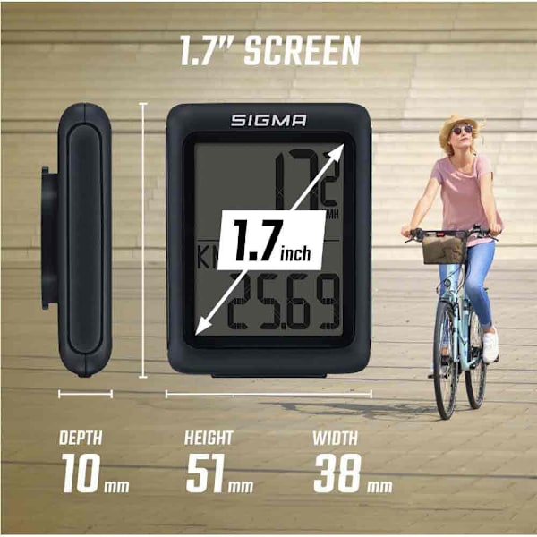 Sigma Cykelcomputer Bc 5.0 Wl Ats Sort