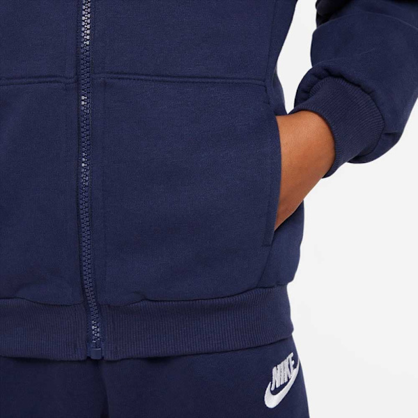 Nike Kids Club Fleece Lbr Sweatshirt Med Lynlås  3-4 Years