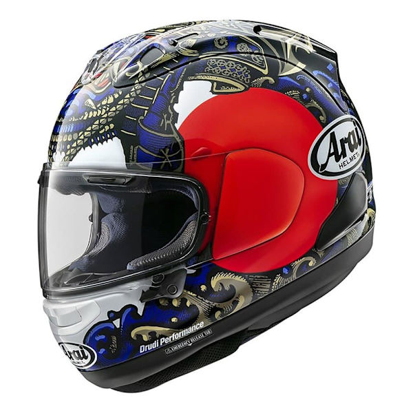 Arai Fullt Ansikte Hjälm Rx-7v Evo Samurai Flerfärgad L