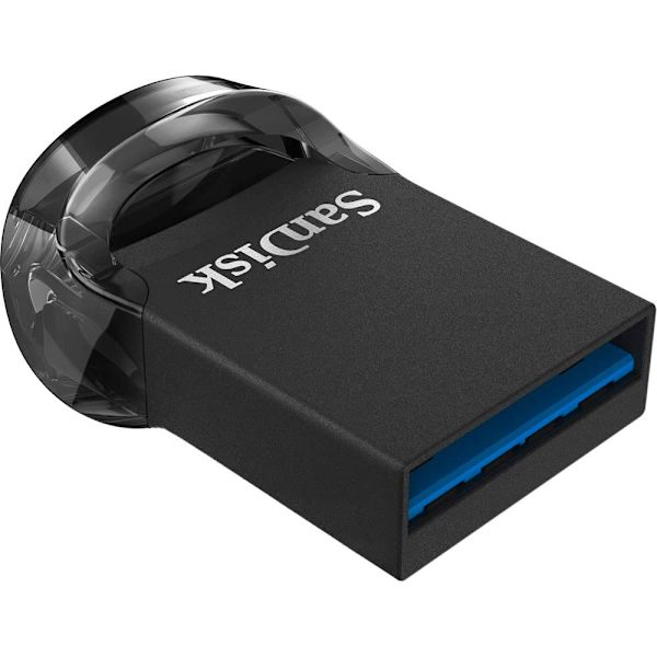 Sandisk Pendrive Cruzer Ultra Fit 128gb Usb 3.1 Musta