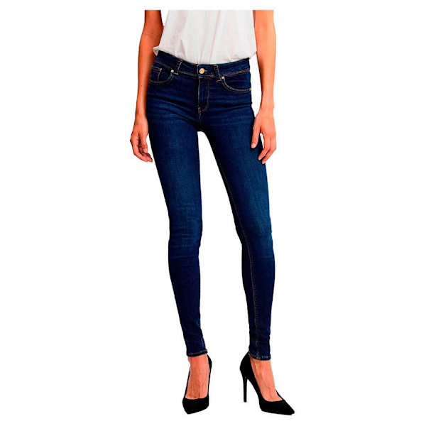 Vero Moda Jeans Lux Mr Slim Ri347 Ga Blå XS / 32 Kvinde