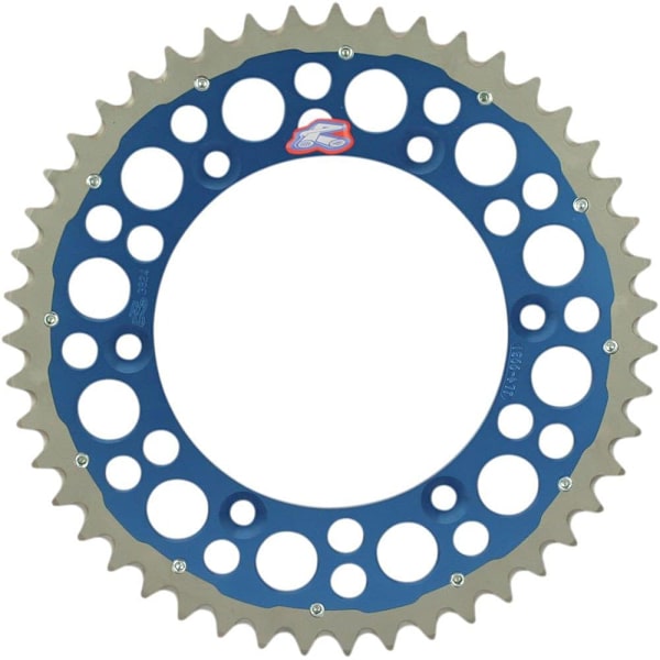 Renthal 2240-520 Grooved Twinring Bakre Drev Blå 52t