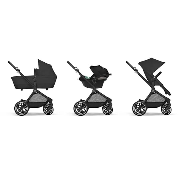 Cybex Travelsystem Eos Lux Lastenvaunut Musta