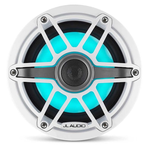 Jl Audio M M6-650x-s-gwgw-i 6 Meren Koaksiaalinen Kanssa Transflektiivinen Led Valaistus Urheilu Säleikkö Valkoinen 75W