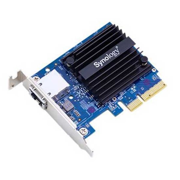 Synology Pci-e Netværkskort Til Ethernet E10g18-t1 10gb Søvfarvet Sort, Blå