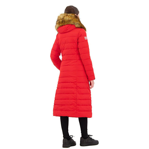 Superdry New Arctic Long Puffer Jacka Röd M Kvinna