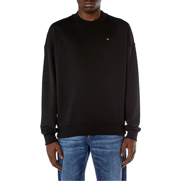 Diesel S Rob Microdiv Sweatshirt Sort XL Mand