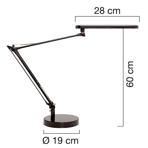 Unilux Bordlampe Lavt Forbrug Led 42 W Søvfarvet