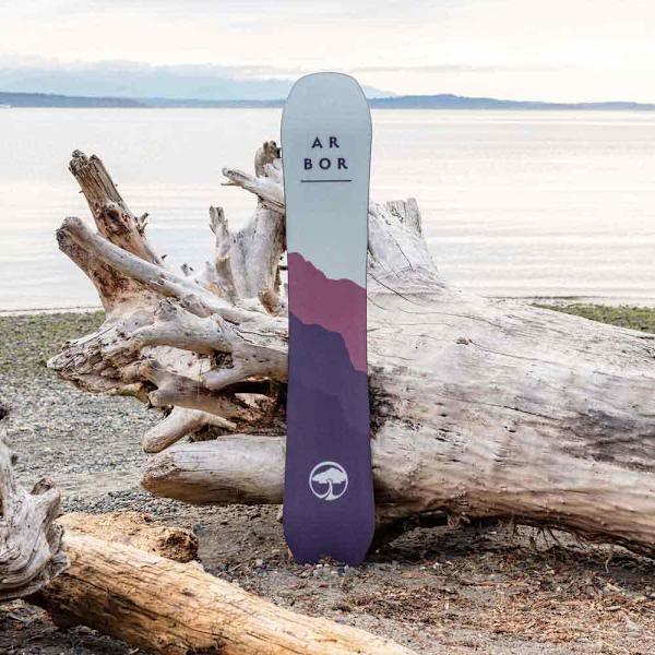 Arbor Swoon Snowboard Til Kvinder Brun 147