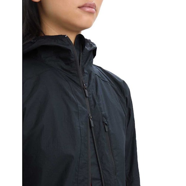 Icebreaker Jakke Shell+™ Cotton Windbreaker Sort S Kvinde