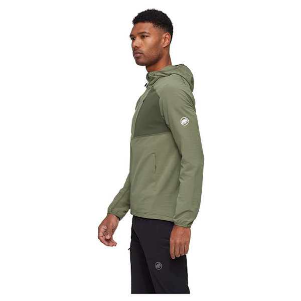 Mammut Madris Light Fleecejacka Med Huva Grönt L Man