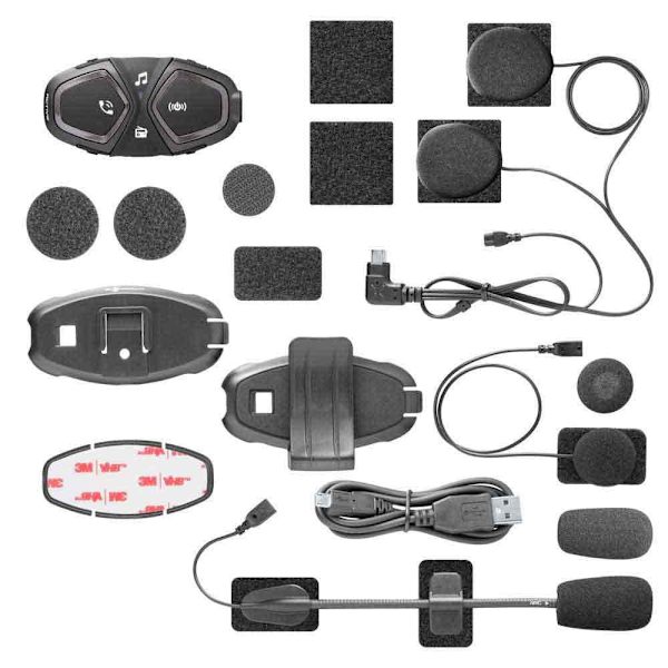 Interphone Cellularline Active Intercom Musta