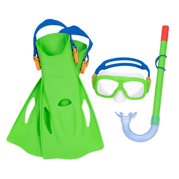 Bestway Snorkkelilasit Ja Evät Junior Set 2 Valikoima Värit  7-14 Years