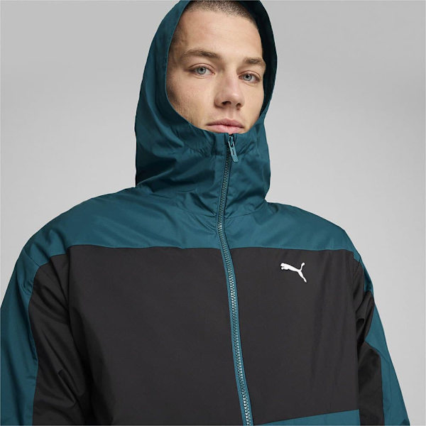 Puma Mesh Lined Windbreaker Jacka Grönt XL Man