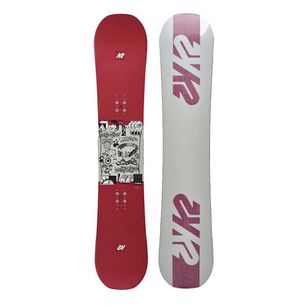 K2 Snowboards Spellcaster Snowboard Til Kvinder Rød 144