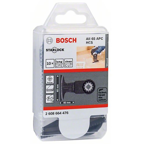 Bosch Professional Böjt Träsegmenterat Sågblad Aii 65 Apc 10 Enheter