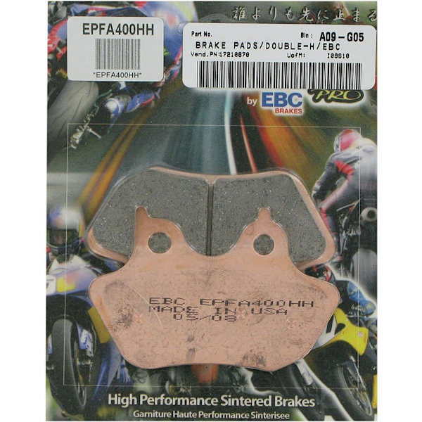 Ebc Epfa-hh Series Epfa400hh Sinteroidut Jarrupalat Musta