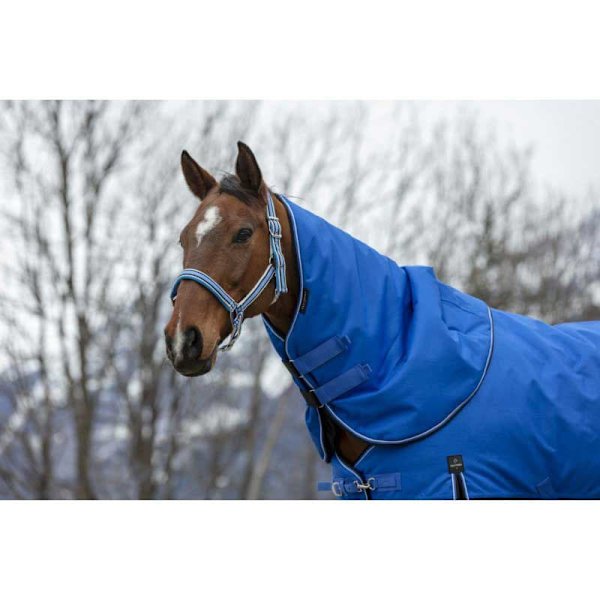Equitheme Vattentätt Halsskydd Tyrex 1200 D Polyfil 200g Blå Pony