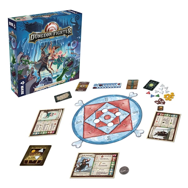 Devir Dungeon Fighter Castillo De Hielo Espeluznante Brädspel