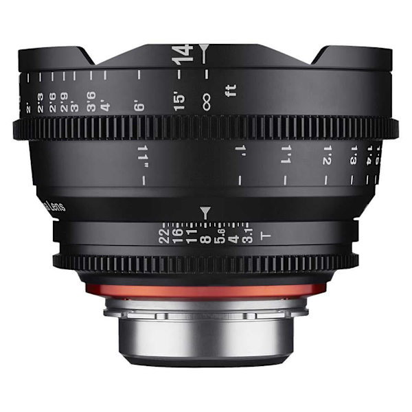 Samyang Linse 14 Mm T3.1 Ff Cine Pl Sort