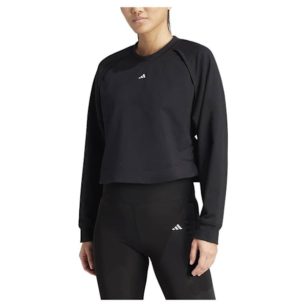 Adidas Sweatshirt Power Cover Up Sort L / Regular Kvinde
