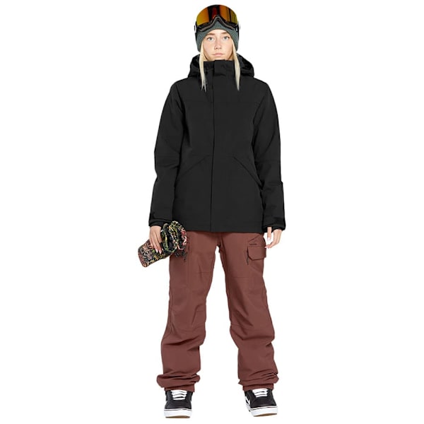Volcom Creston 3d Stretch Bib Race Dräkt Röd S Kvinna