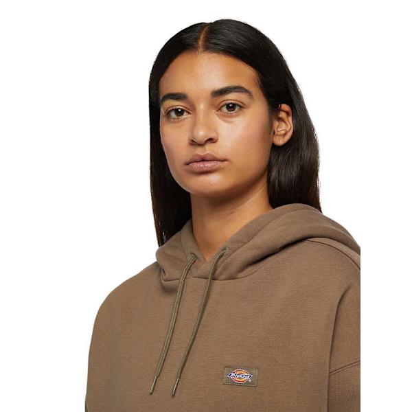 Dickies Oakport Cropped Hættetrøje Brun L Kvinde